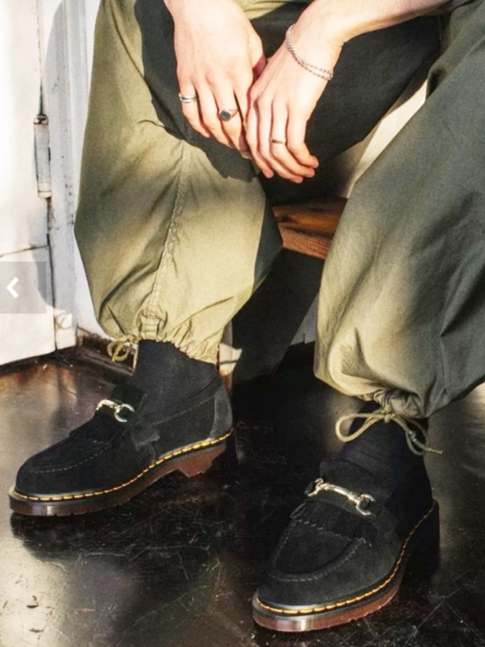 Dr. Martens Adrian Snaffle Suede Loafers in Black